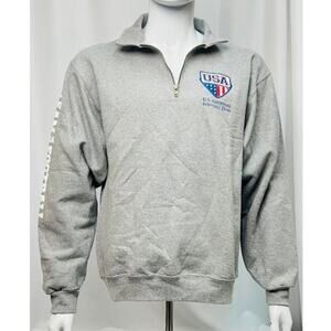 NEW! Jerzees US National Football Team‎ SweatShirts Grey LARGE
